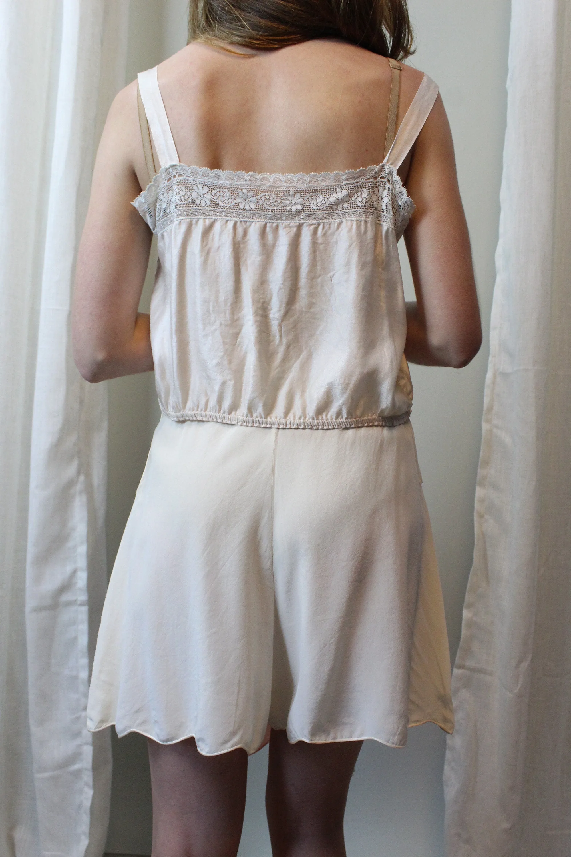 1930s TAP SHORTS lingerie scallop hem small | new spring