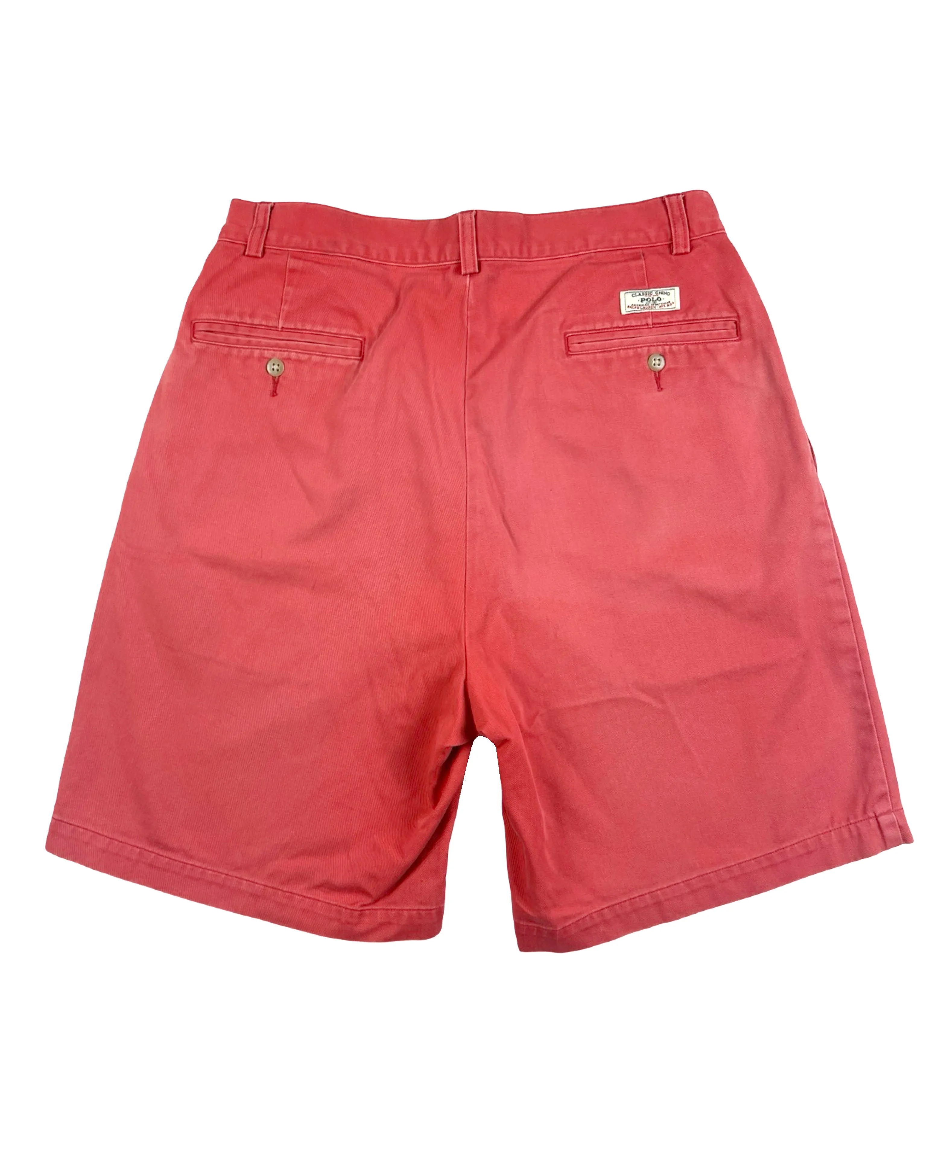 1990’s Polo Faded Red Chino Tyler Shorts
