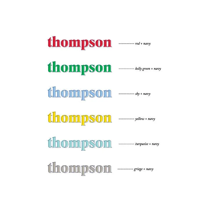 5.5" Square Notepad | layered name