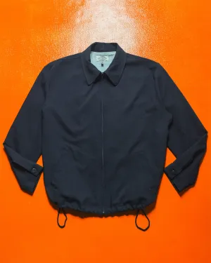 90s Deep Navy Minimal Poly Work Jacket (~L~)