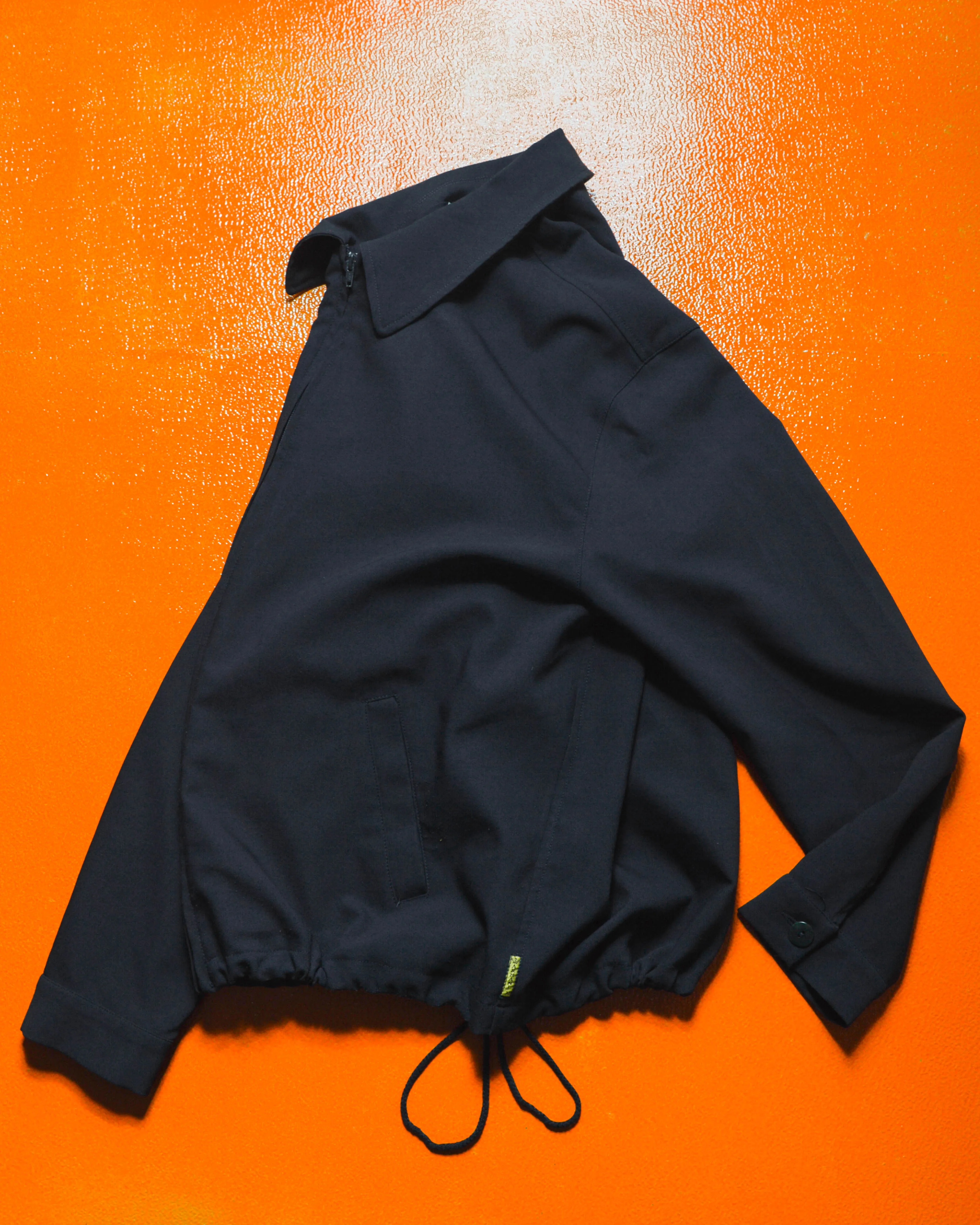90s Deep Navy Minimal Poly Work Jacket (~L~)