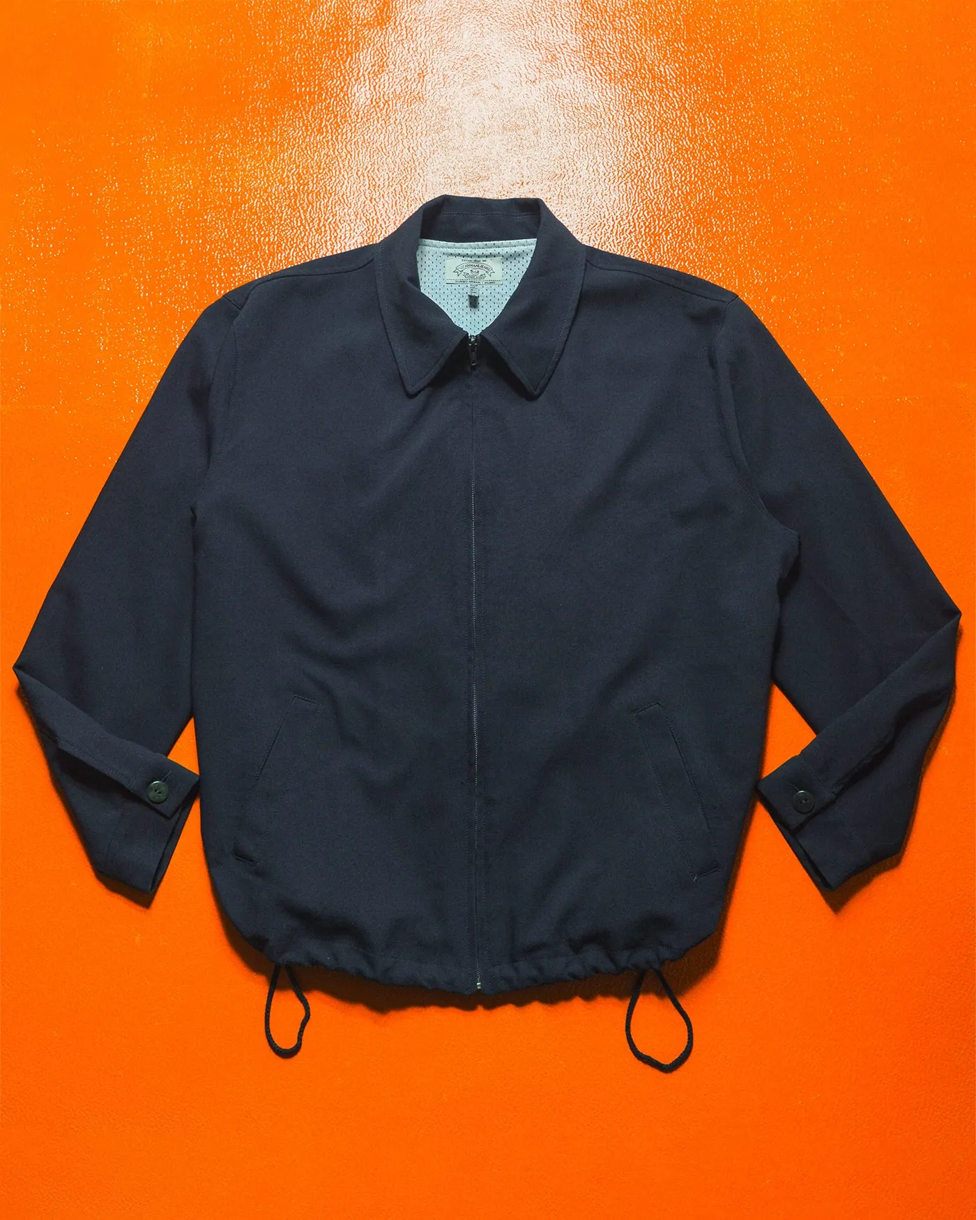 90s Deep Navy Minimal Poly Work Jacket (~L~)