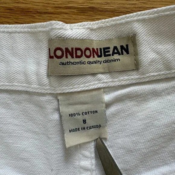 90s‎ London Jean White Shorts