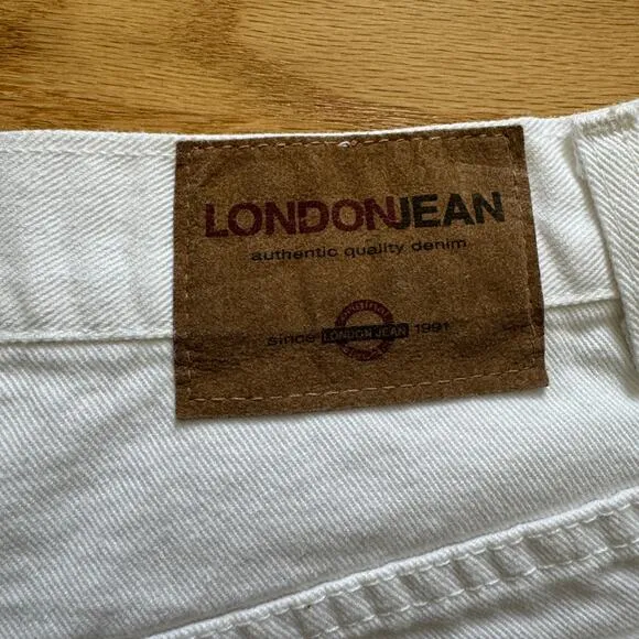 90s‎ London Jean White Shorts