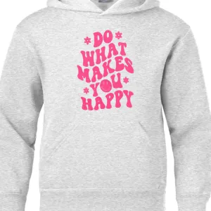Adult Hoodie (w/ drawstrings) - Makes You Happy