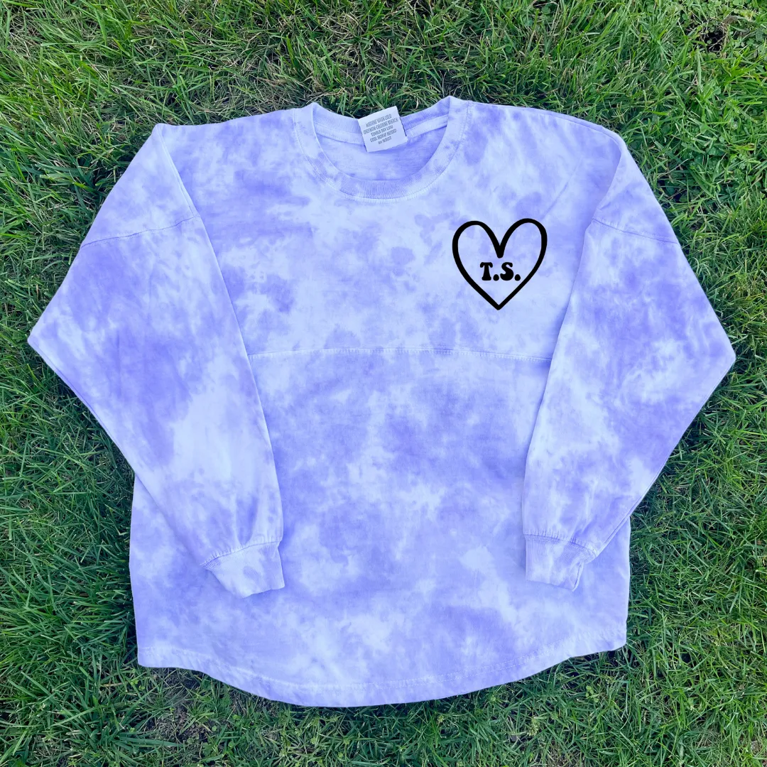 Adult Tie-Dye Swiftie Long Sleeve & Shorts Set - Anti-Hero