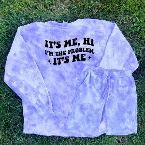 Adult Tie-Dye Swiftie Long Sleeve & Shorts Set - Anti-Hero