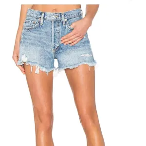 AGOLDE denim Parker Vintage Cut Off Short in Swapmeet Jean shorts size 26