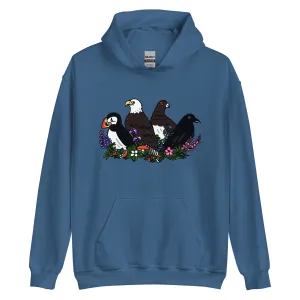 Alaskan Birds and Flora Hoodie