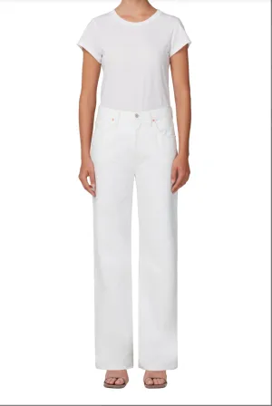 Annina High Rise Wide Leg 33" in Seashell