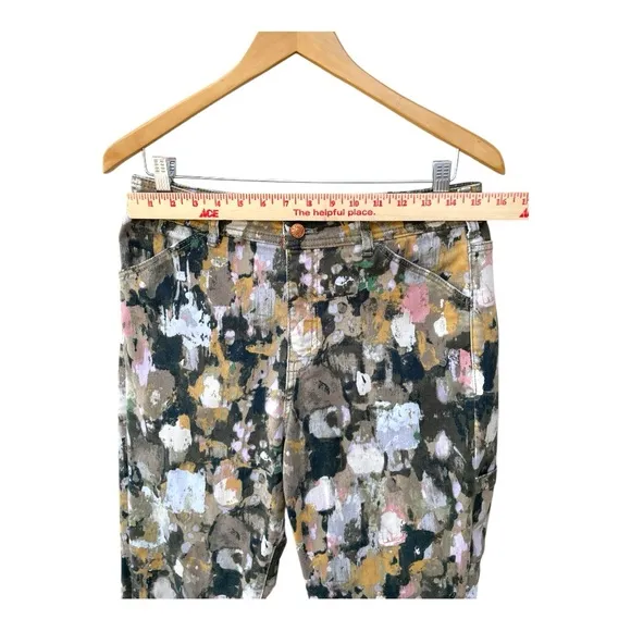 Anthropologie Pilcro Ultra High-Rise Relaxed Carpenter Jeans Womens Size 29