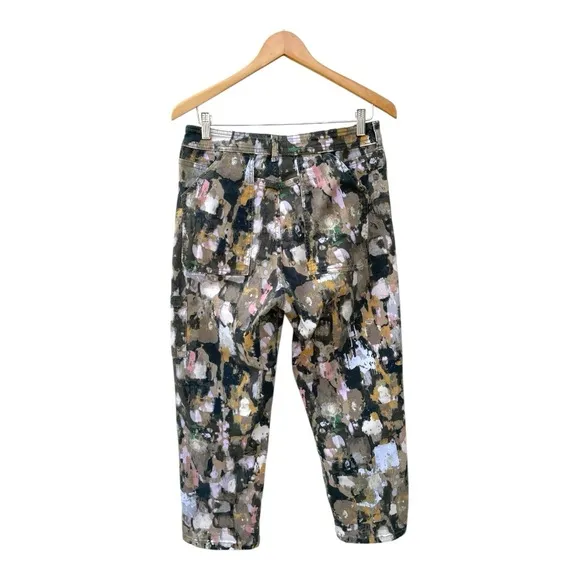 Anthropologie Pilcro Ultra High-Rise Relaxed Carpenter Jeans Womens Size 29
