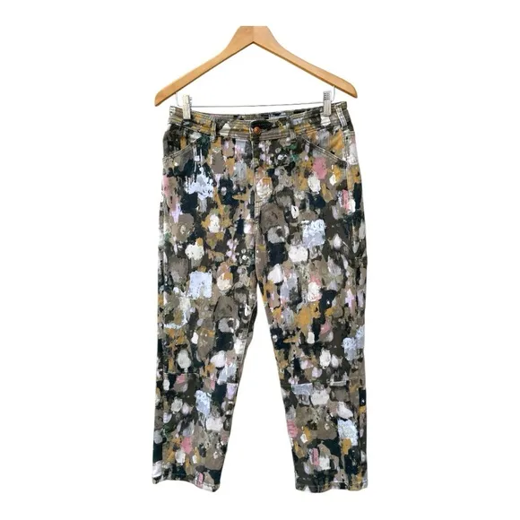 Anthropologie Pilcro Ultra High-Rise Relaxed Carpenter Jeans Womens Size 29