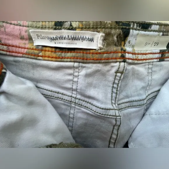 Anthropologie Pilcro Ultra High-Rise Relaxed Carpenter Jeans Womens Size 29