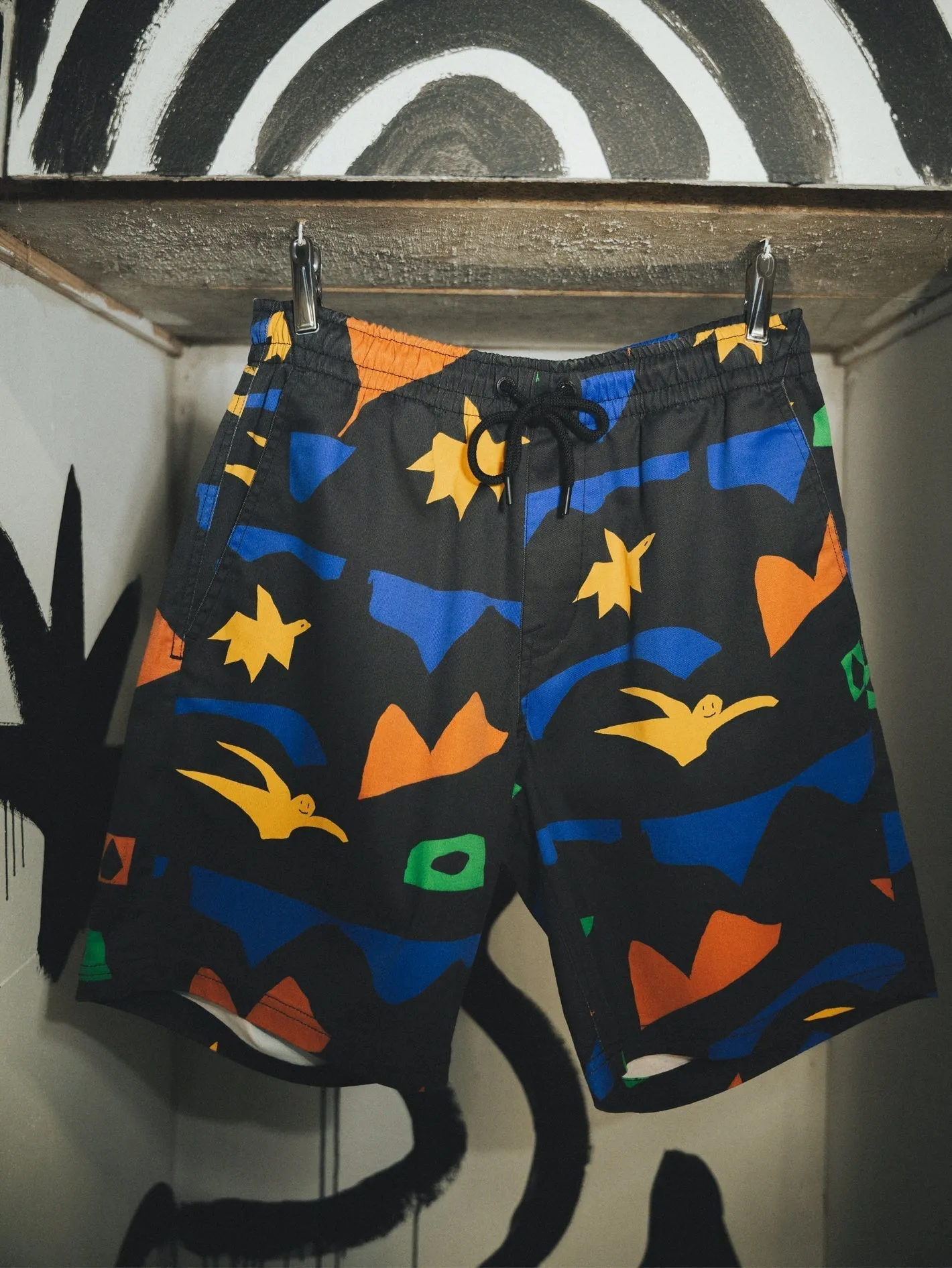 Arthur Longo 18" Shorts - BLACK