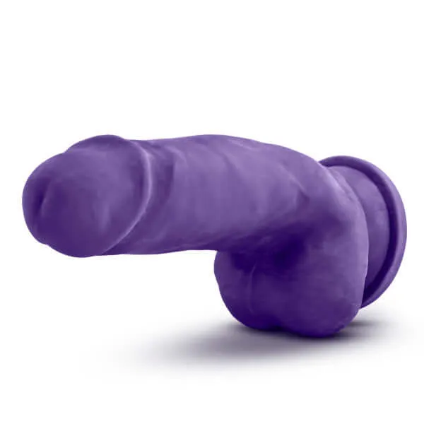 Au Natural - Bold - Beefy - 7 Inch Dildo - Purple
