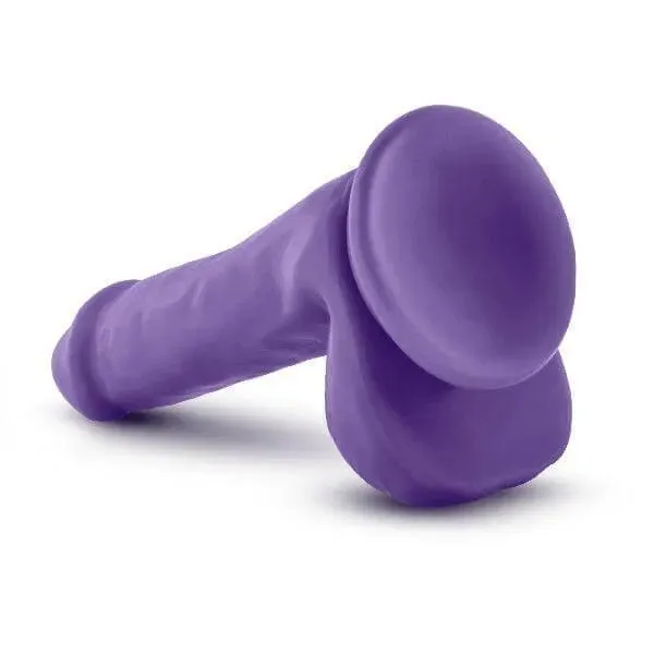 Au Natural Bold Delight 6in Dildo Purple