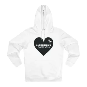 Awareness Heart - Alzheimer's in Pastel Aesthetic | Unisex Heavy Blend Organic Hoodie Sweatshirt