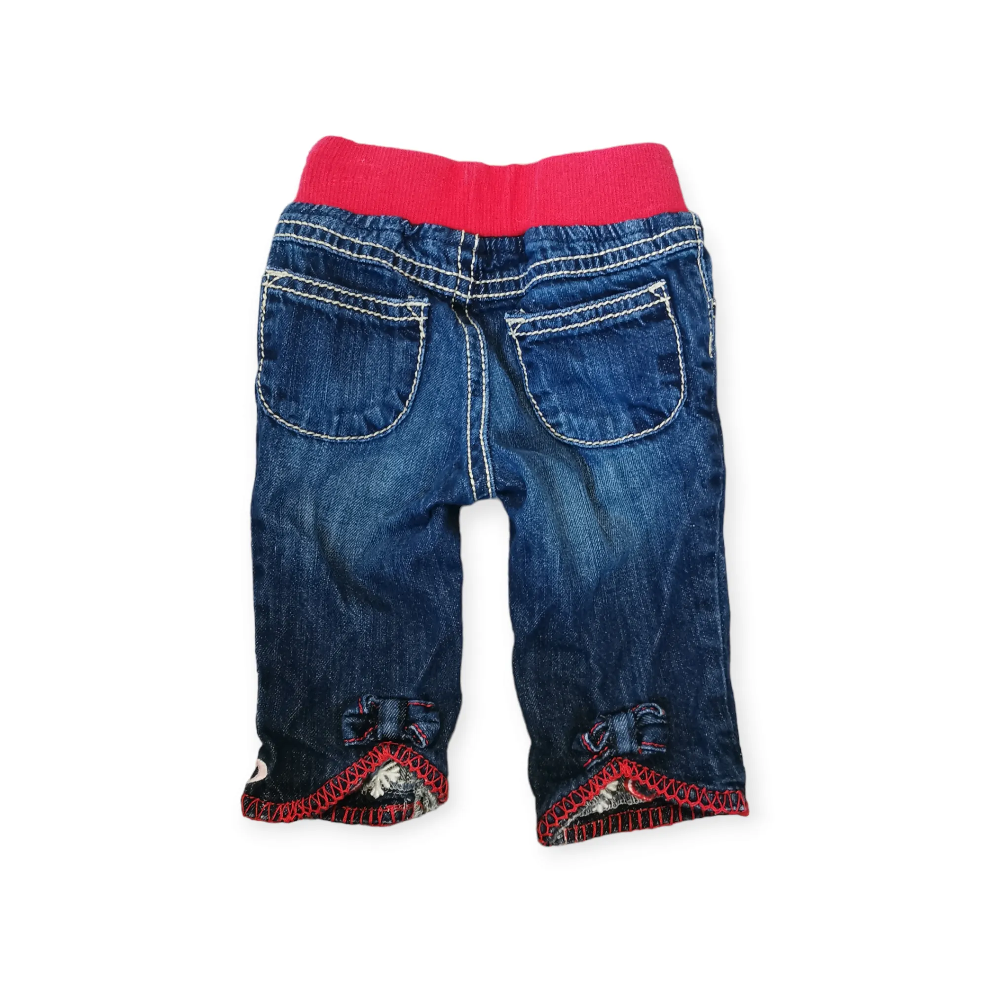 BABY GIRL SIZE 3/6 MONTHS - GYMBOREE, Soft & Cozy Jeans EUC B46