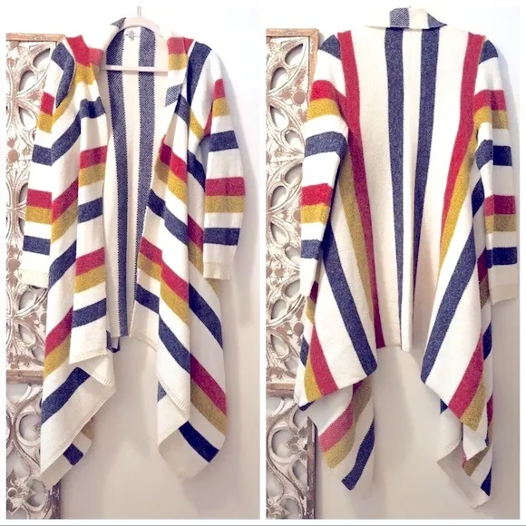 Baciano Open Front Long Cardigan Sweater