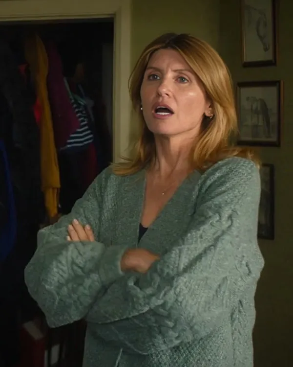 Bad Sisters S02 Sharon Horgan Green Cardigan