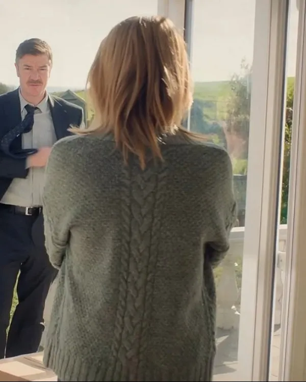 Bad Sisters S02 Sharon Horgan Green Cardigan