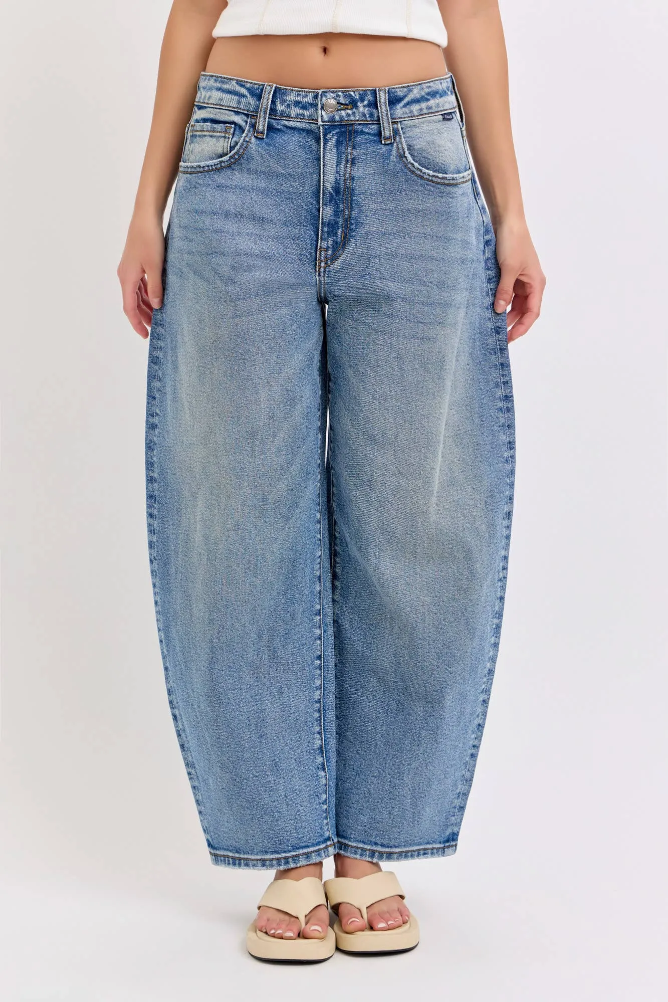 Barrel Jeans Medium Denim