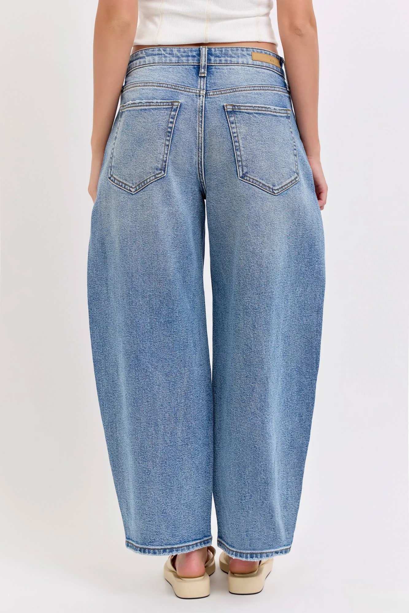 Barrel Jeans Medium Denim