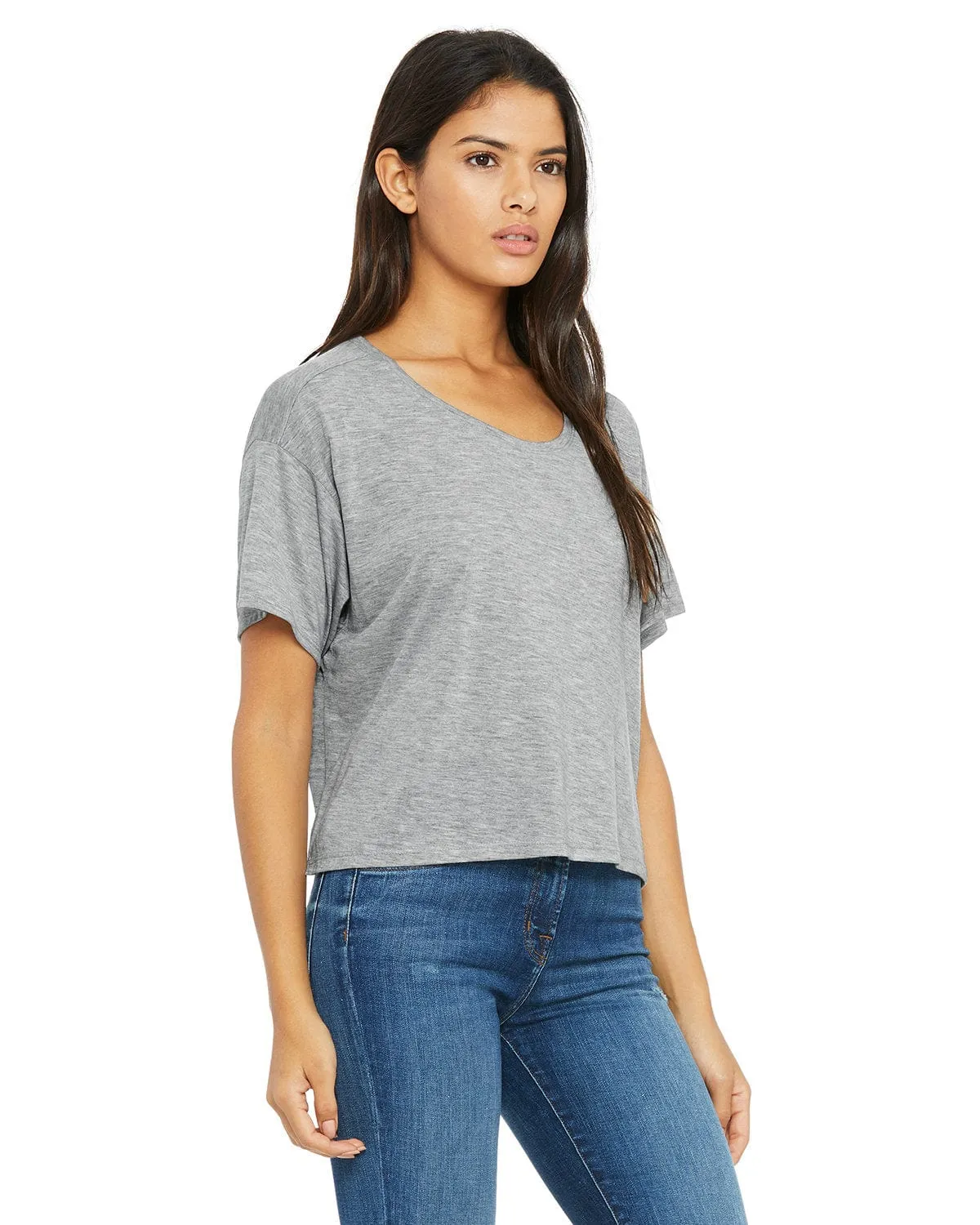Bella Canvas Ladies Boxy T-Shirt | Athletic Heather