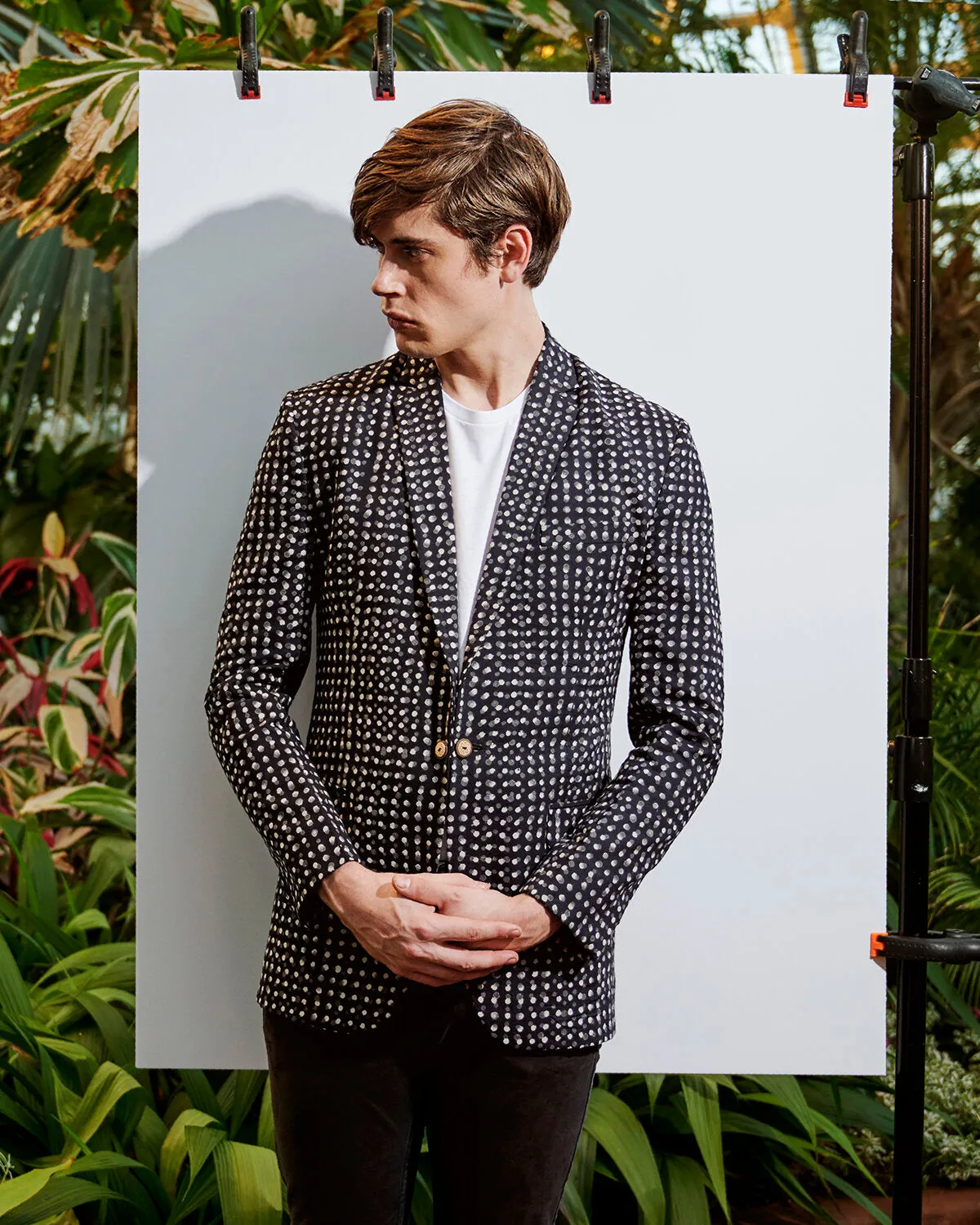 Black and White Dots Blazer