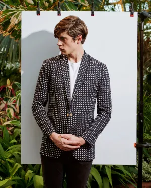 Black and White Dots Blazer