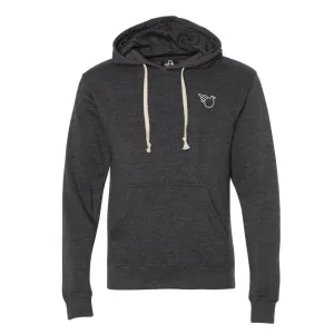 Black Charocal Triblend Hoodie
