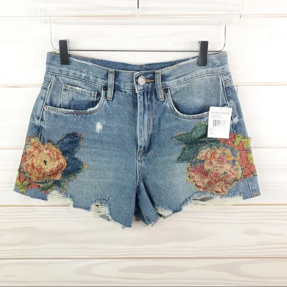 Blank NYC The Barrow Vintage High Rise Denim Short