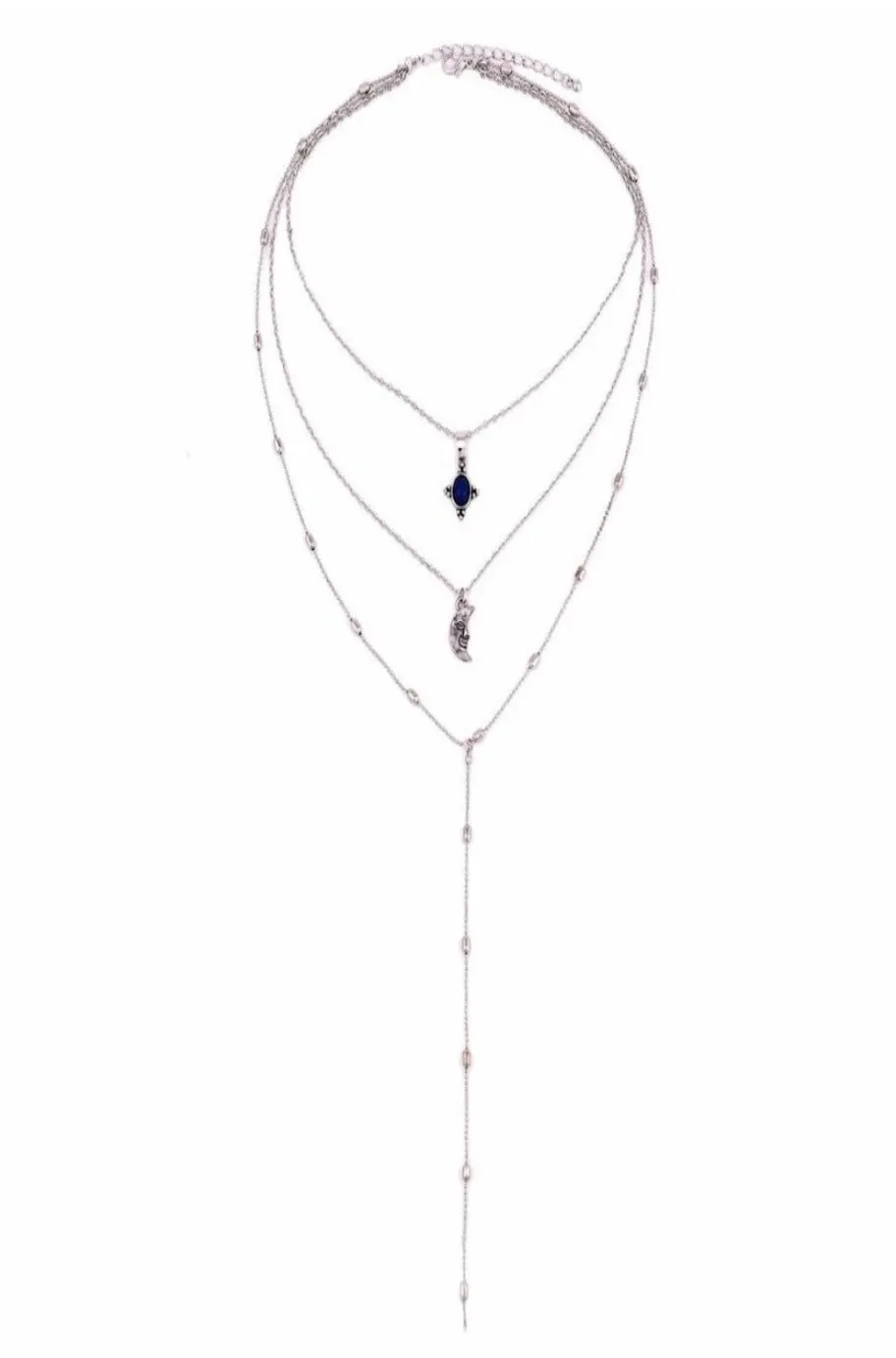 Blue Moon Multi-Layered Necklace