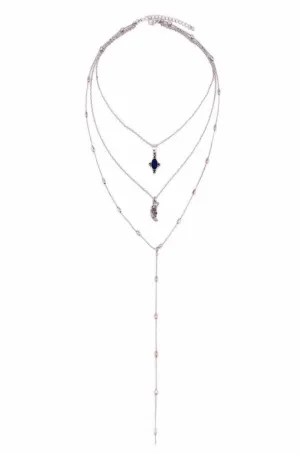 Blue Moon Multi-Layered Necklace