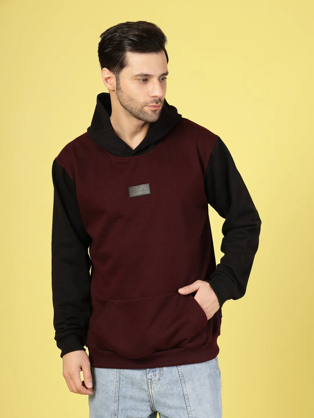 Bold Colorblocked Oversized Hoodie