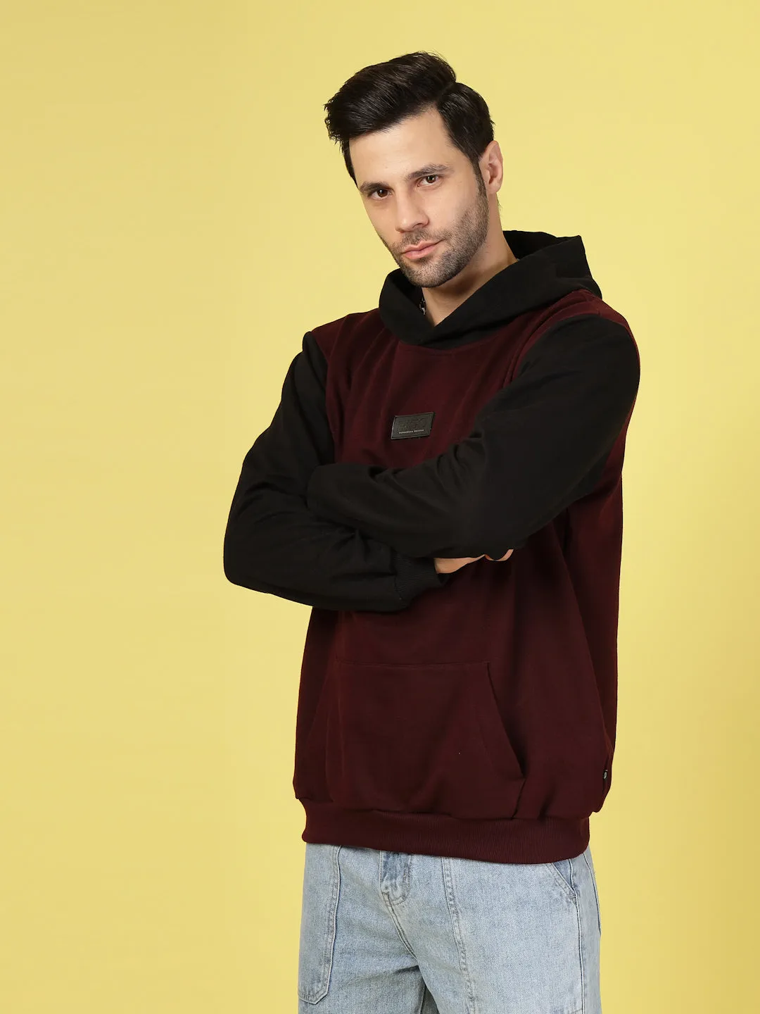Bold Colorblocked Oversized Hoodie