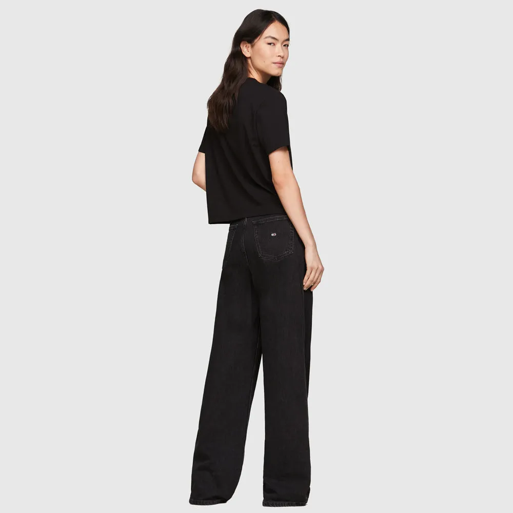 Boxy Badge T-Shirt - Black