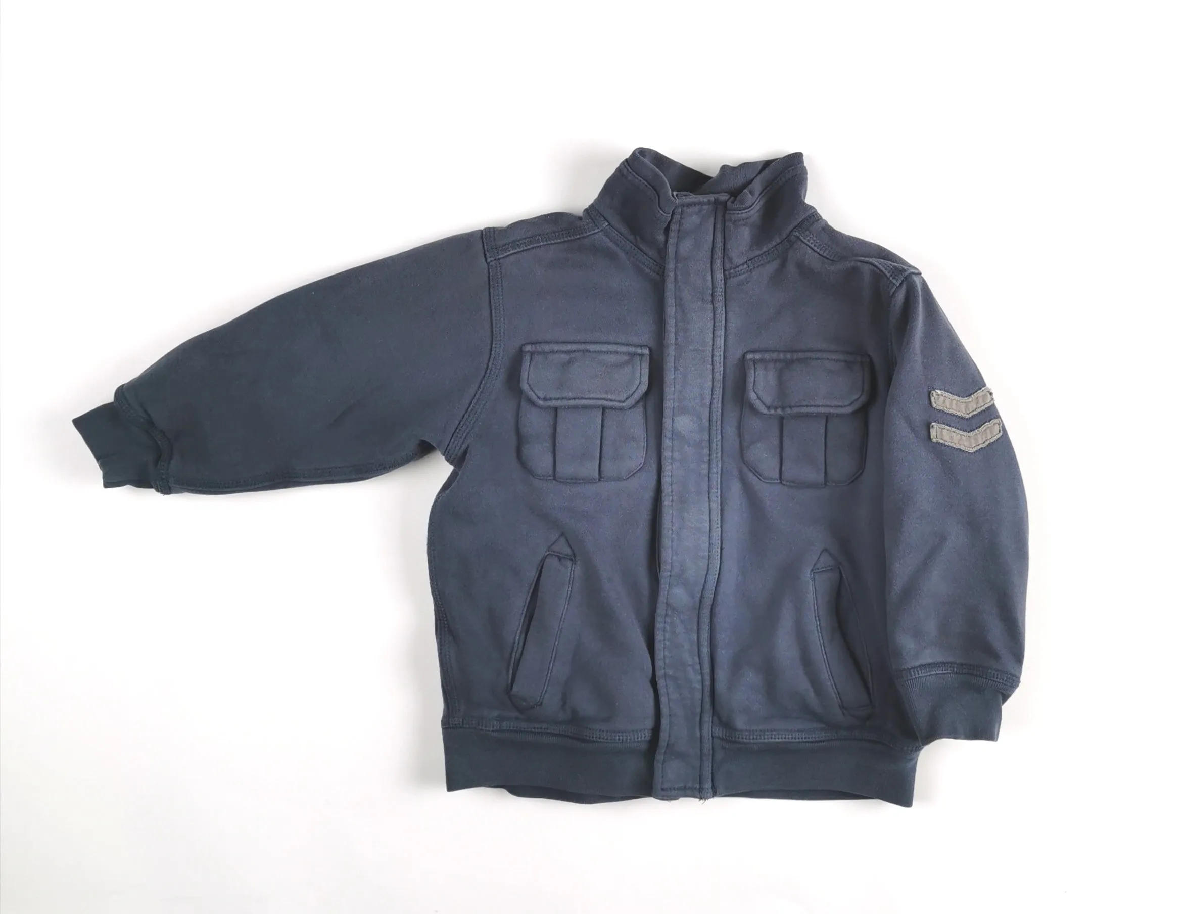 BOY SIZE 3 YEARS - KIDS HEADQUARTERS, Bomber Jacket, Thick / Warm Sweater VGUC B30