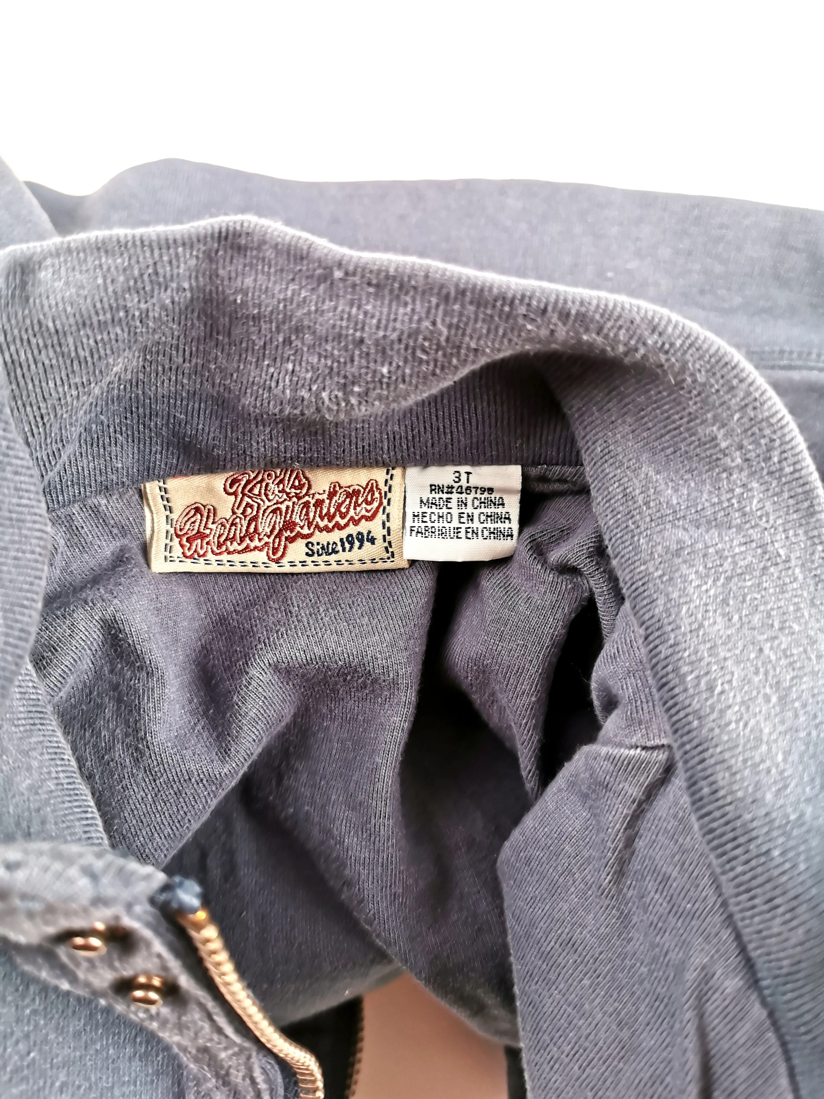 BOY SIZE 3 YEARS - KIDS HEADQUARTERS, Bomber Jacket, Thick / Warm Sweater VGUC B30