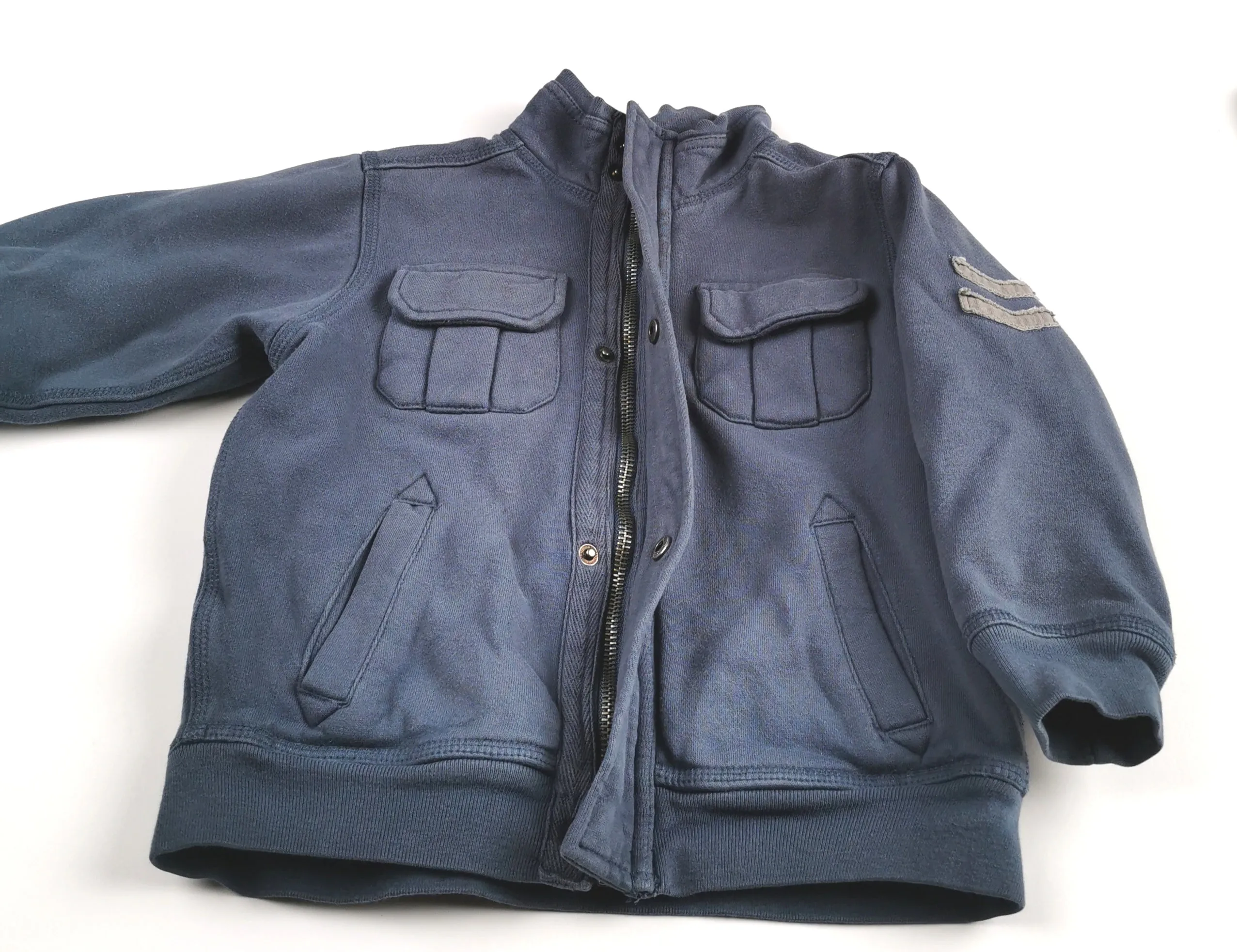 BOY SIZE 3 YEARS - KIDS HEADQUARTERS, Bomber Jacket, Thick / Warm Sweater VGUC B30