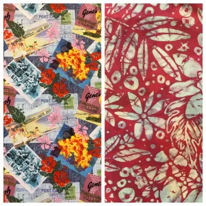 BOYS SHORTS LOW RISE VINTAGE PINK HAWAII/PINK BATIK