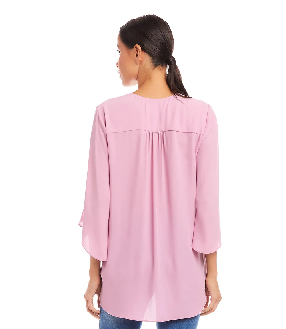 Bracelet Sleeve Asymmetric Top