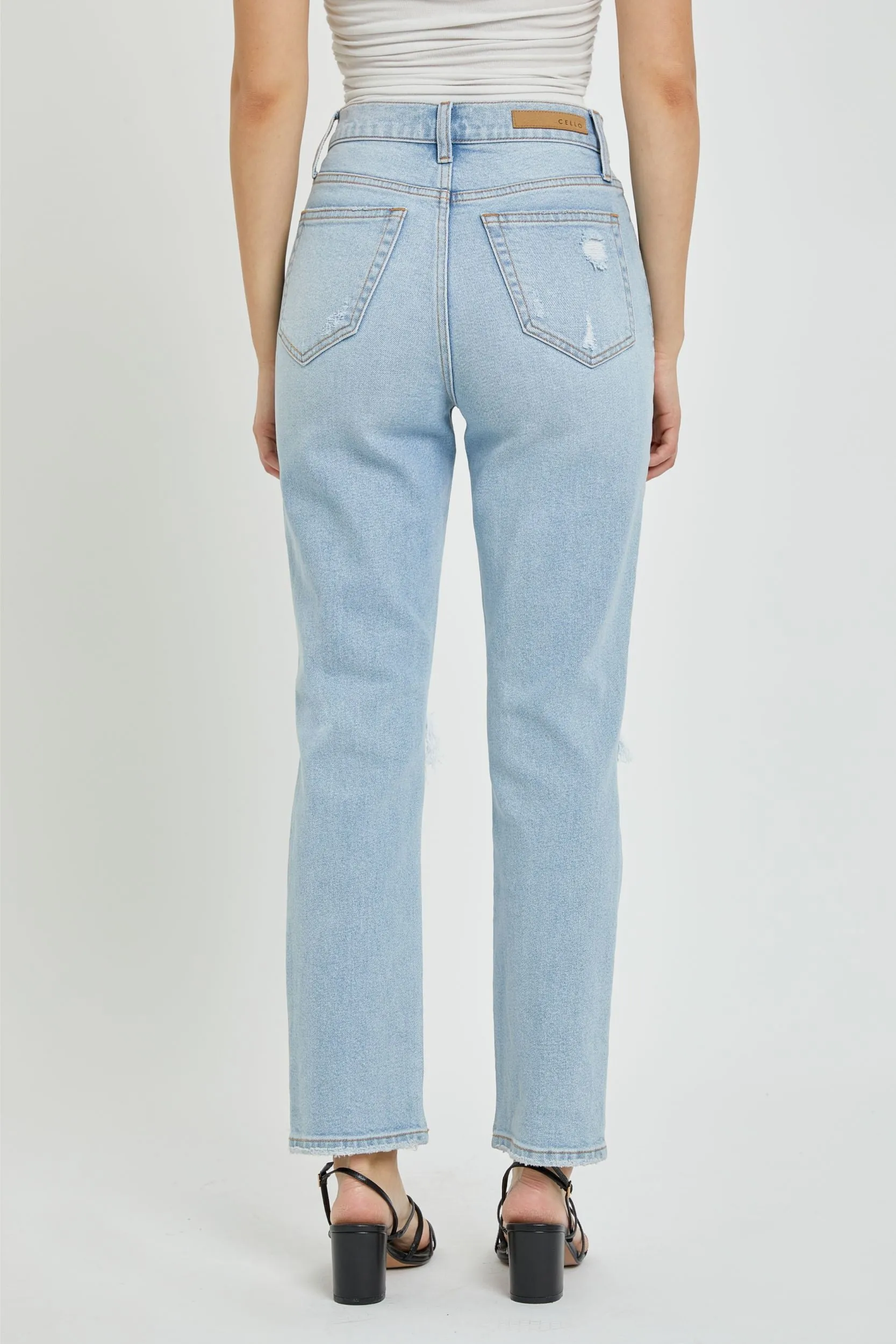 Brady- High Rise Straight Jean