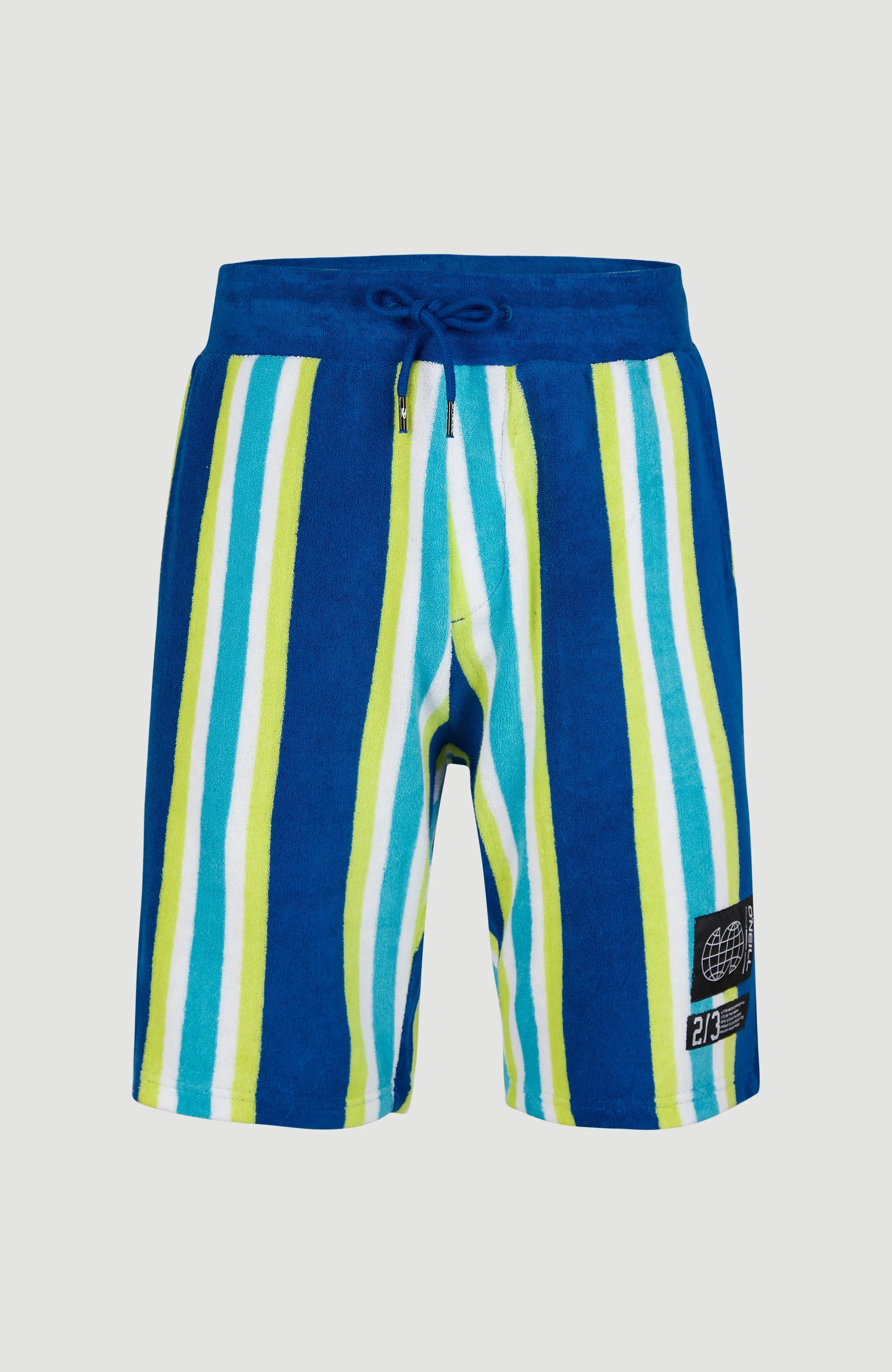 Brights Terry Shorts | Blue Towel Stripe