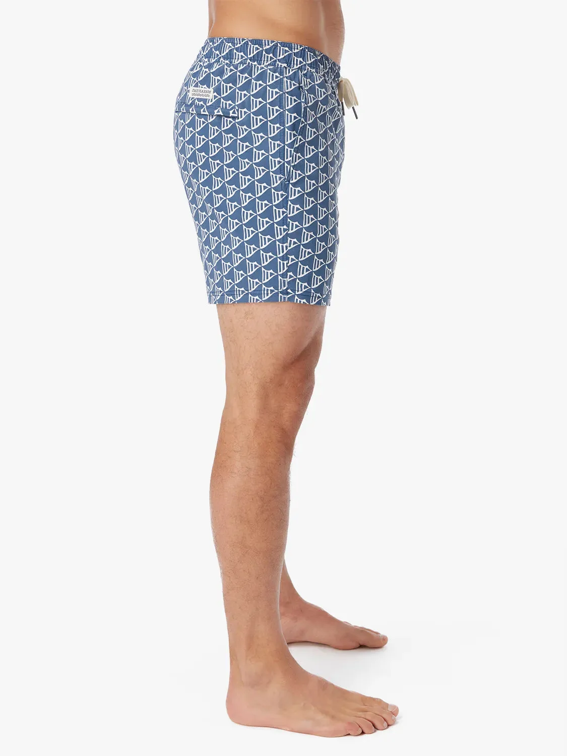 Bungalow Trunk | Navy Windy Flags