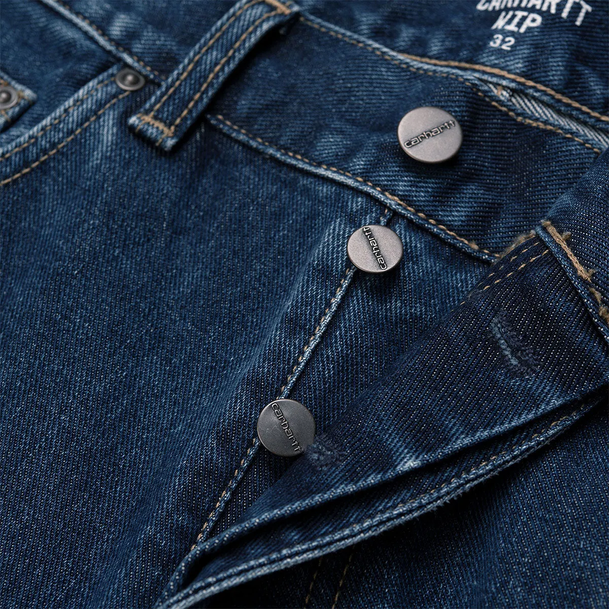 Carhartt WIP Newel Pant Organic Cotton Blue Stone Washed