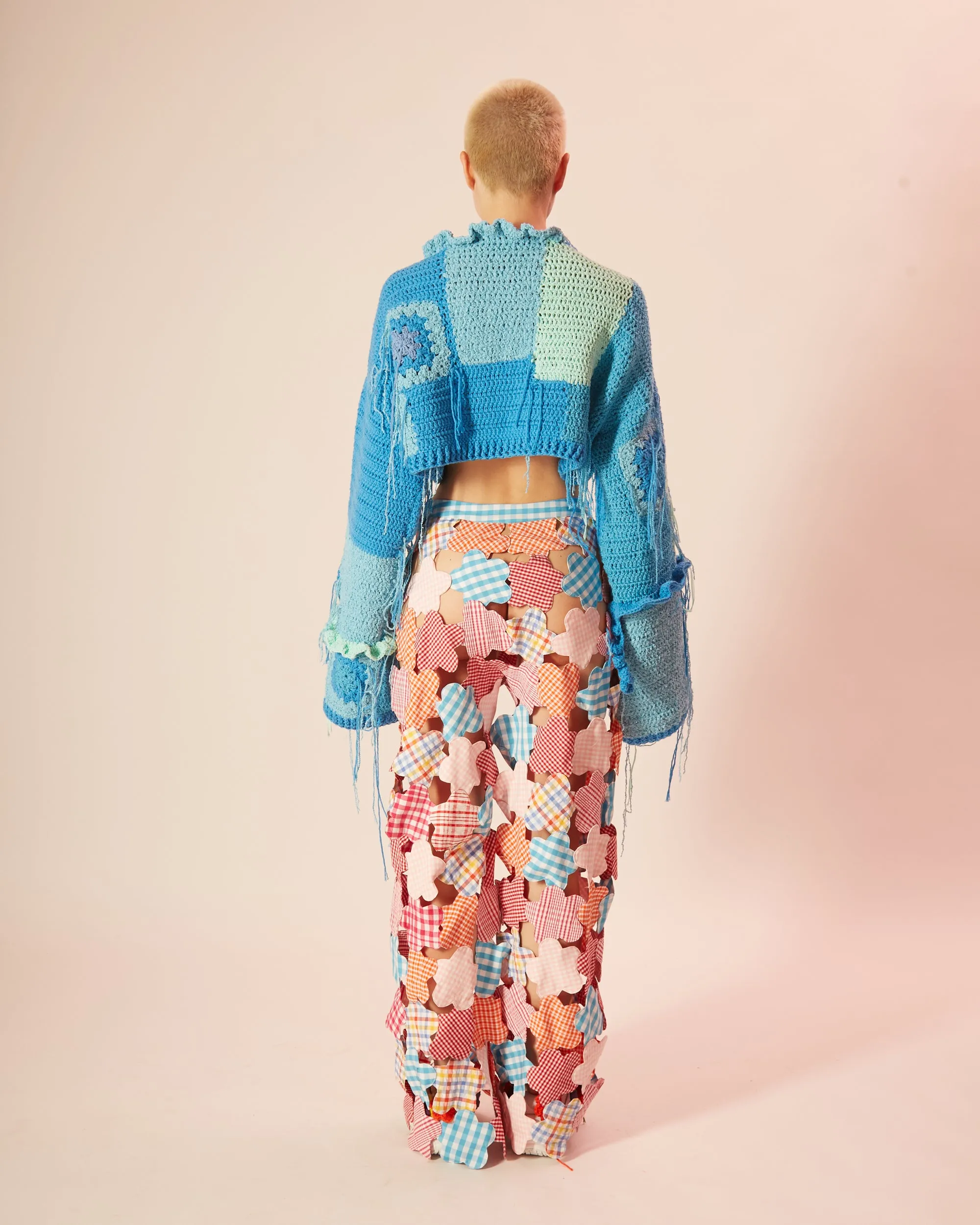 CAVIA Crochet Crop Sweater