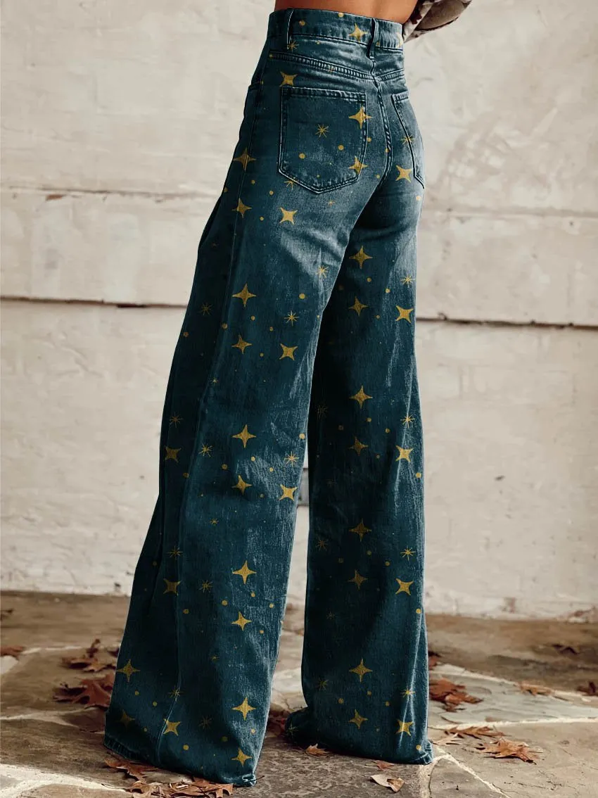Celeste | Boho Wide-Leg Pants