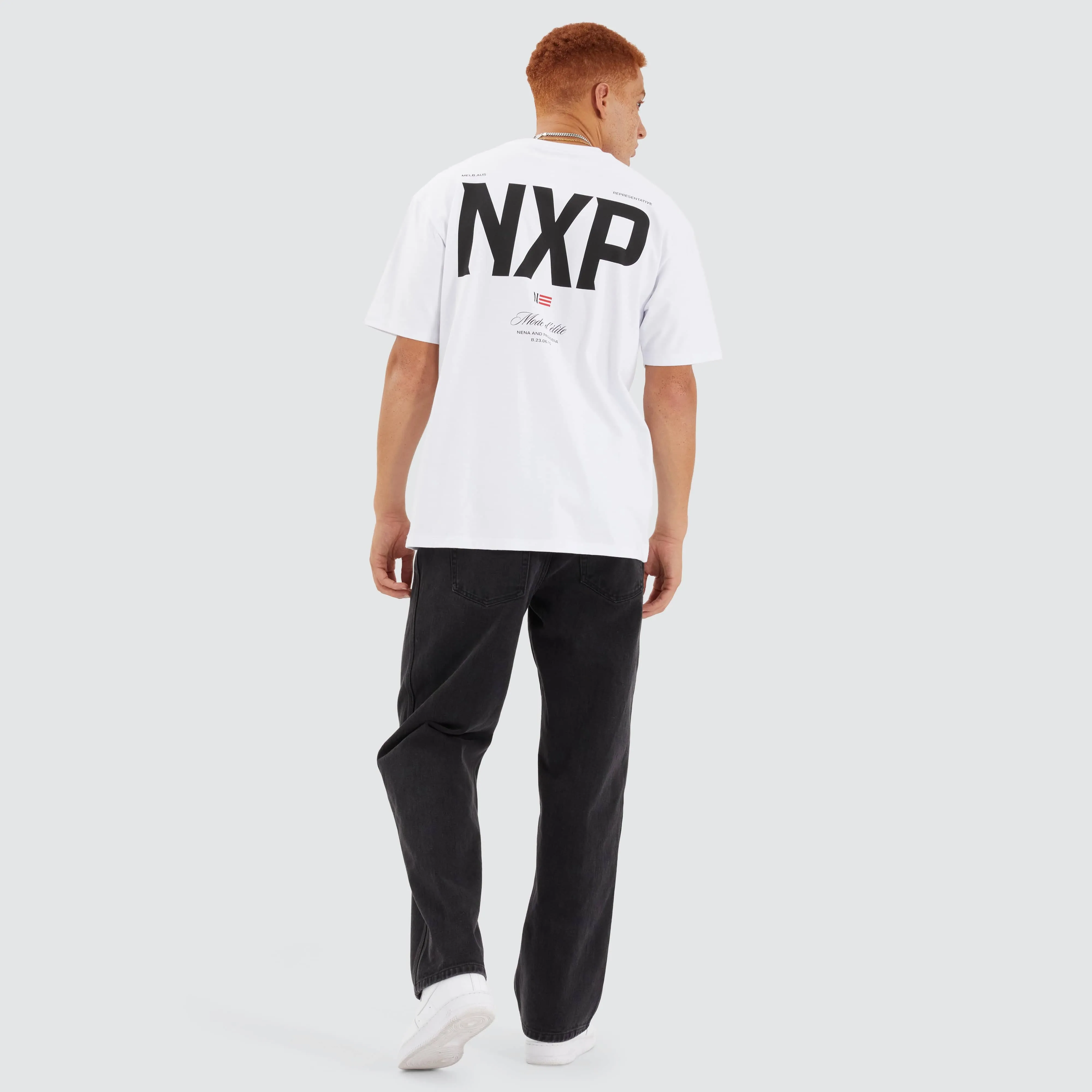 Central Box Fit Tee Optical White